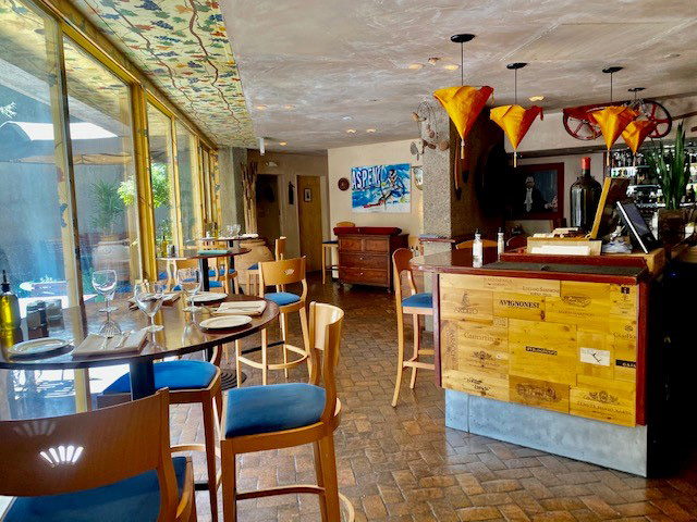 Aspen bar and restaurant interior